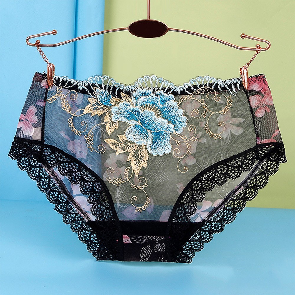 Briefs Underwear M~3XL Nylon+Spandex Panties Plus Skin Friendly Transparent