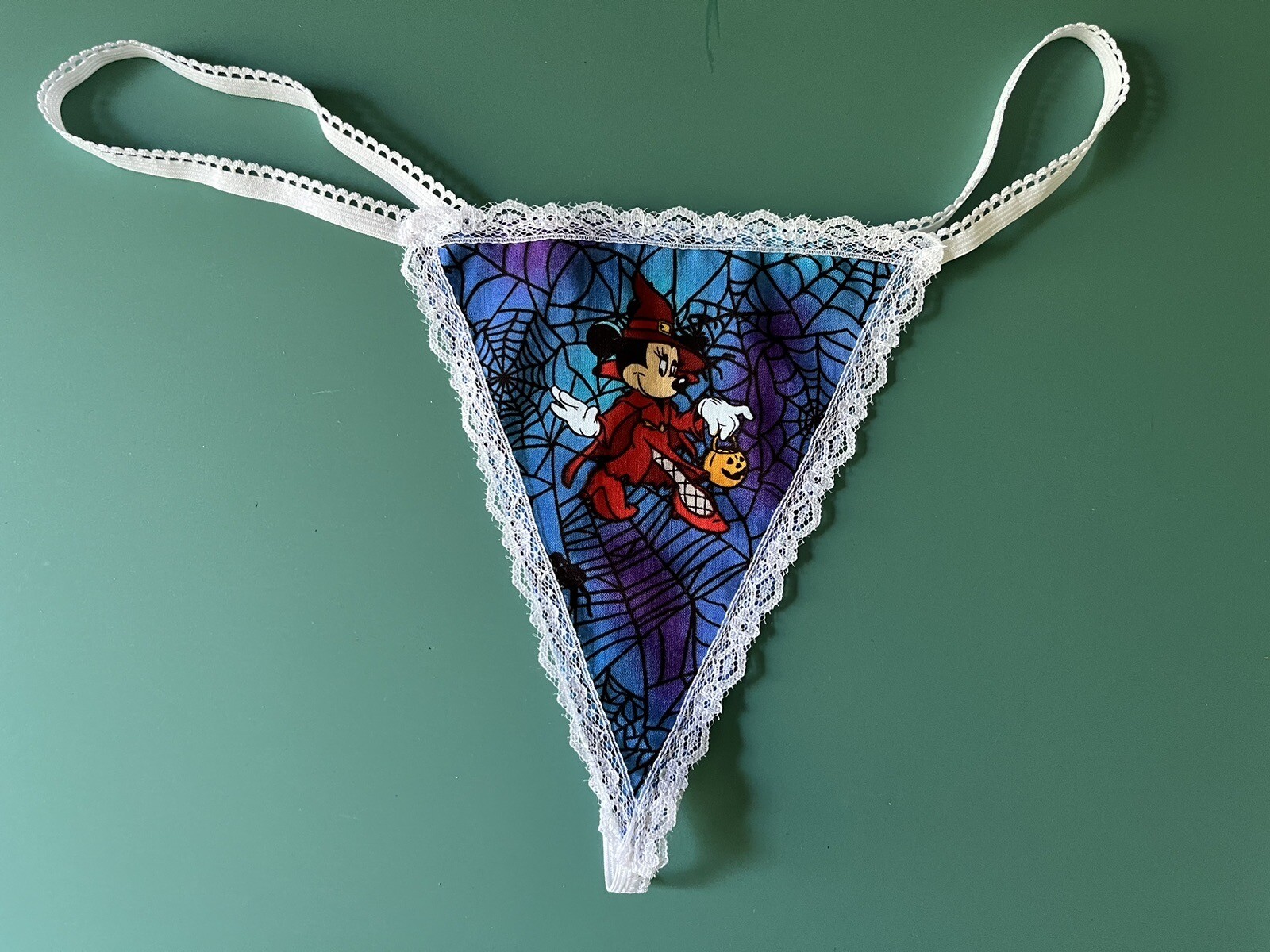 Womens MINNIE MOUSE Halloween Disney Costume Gstring Thong Underwear