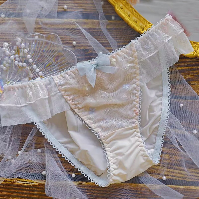 Lolita Girls Sweet Panties Briefs Bow School Princess Underpants Japanese Panty