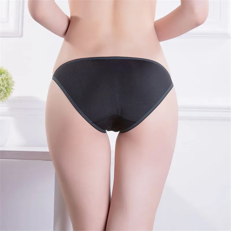 Low Rise Cotton Bikini Panties Women Seamless Soft Stretch Comfort Briefs 4 Pcs