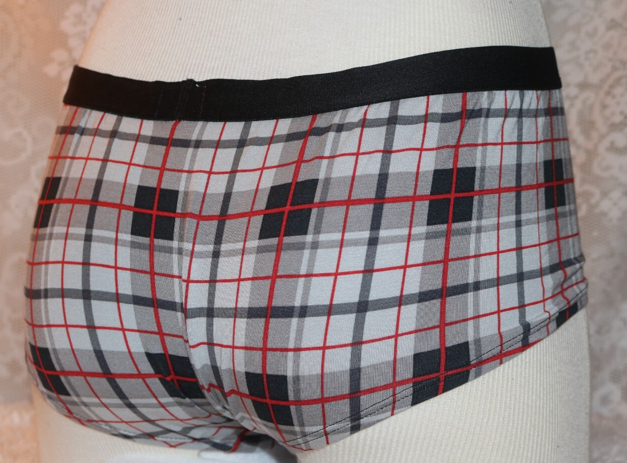 MeUndies ladies Hipster plaid medium 92% Micromodal *limited quantity*