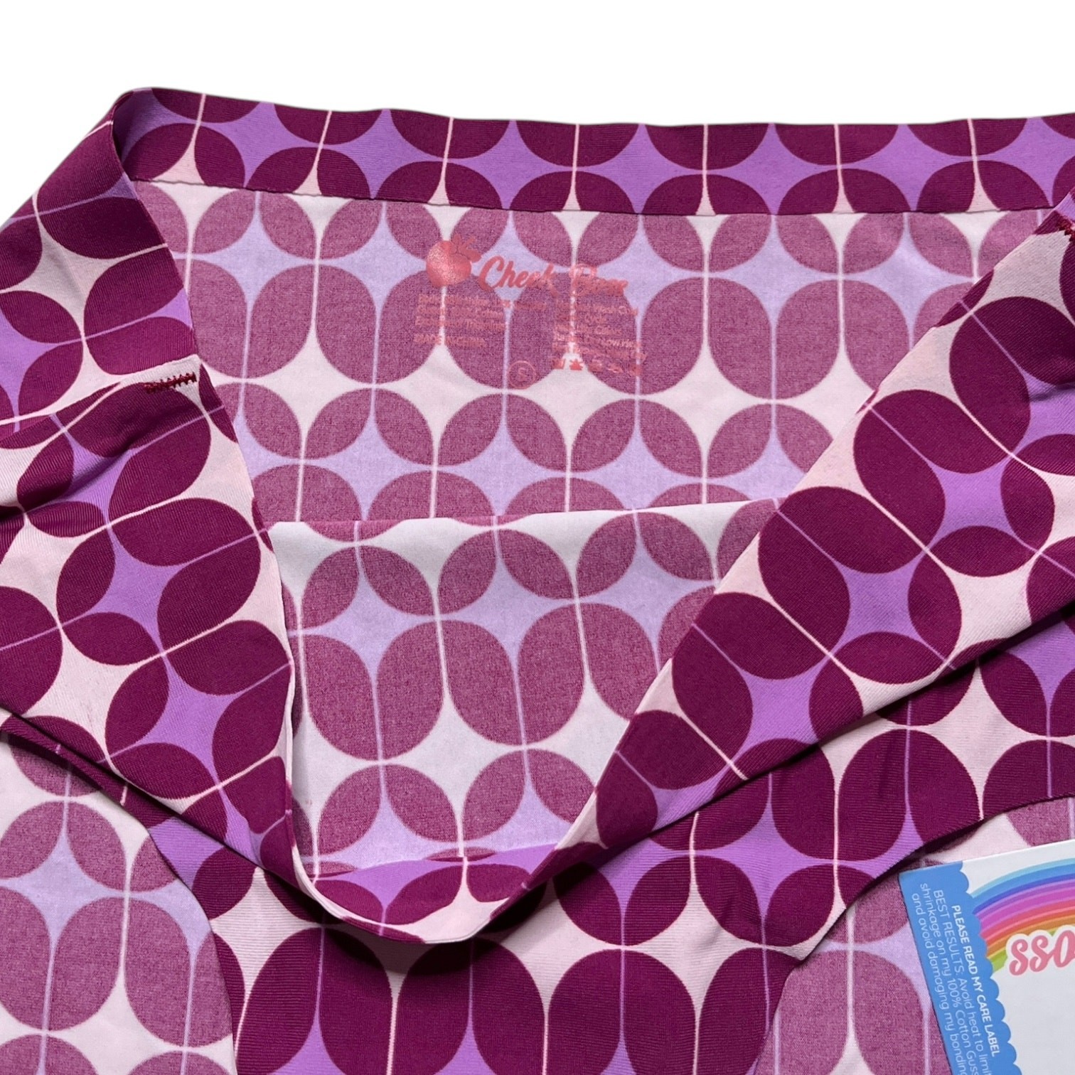 Cheek Boss Brief Panty Retro Razz Size Small