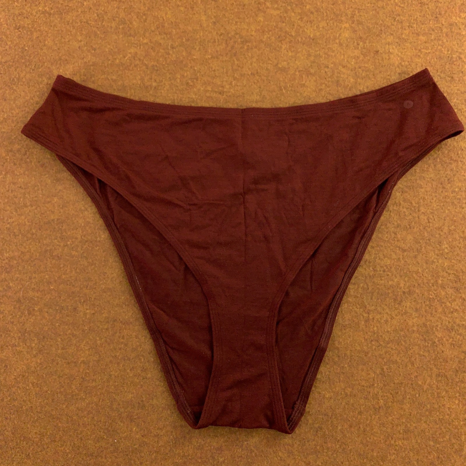 Allbirds Womens Size XXL Black Deep Red Trino Bikini Brief Panty 2 Pieces New