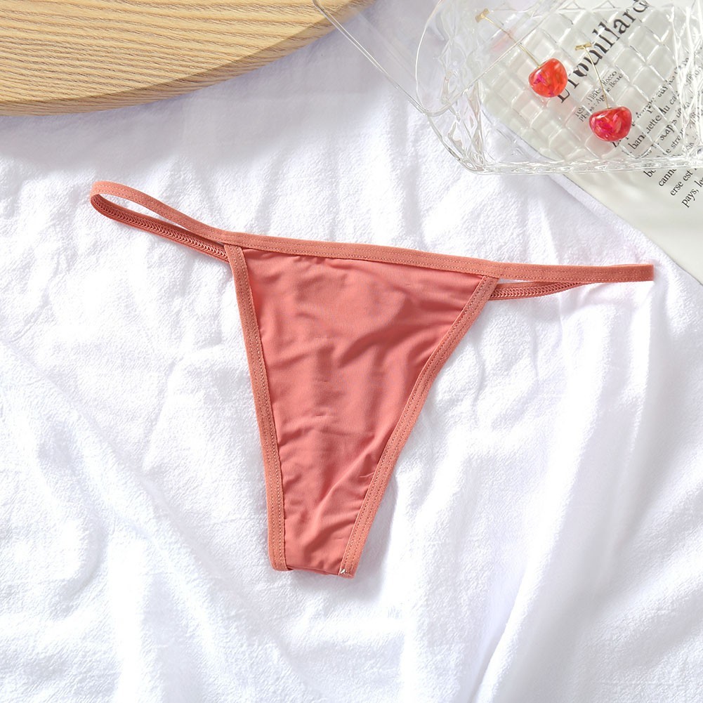 G String Lingerie for Women in Sexy Ice Silk Ideal Choice for Home or Outings