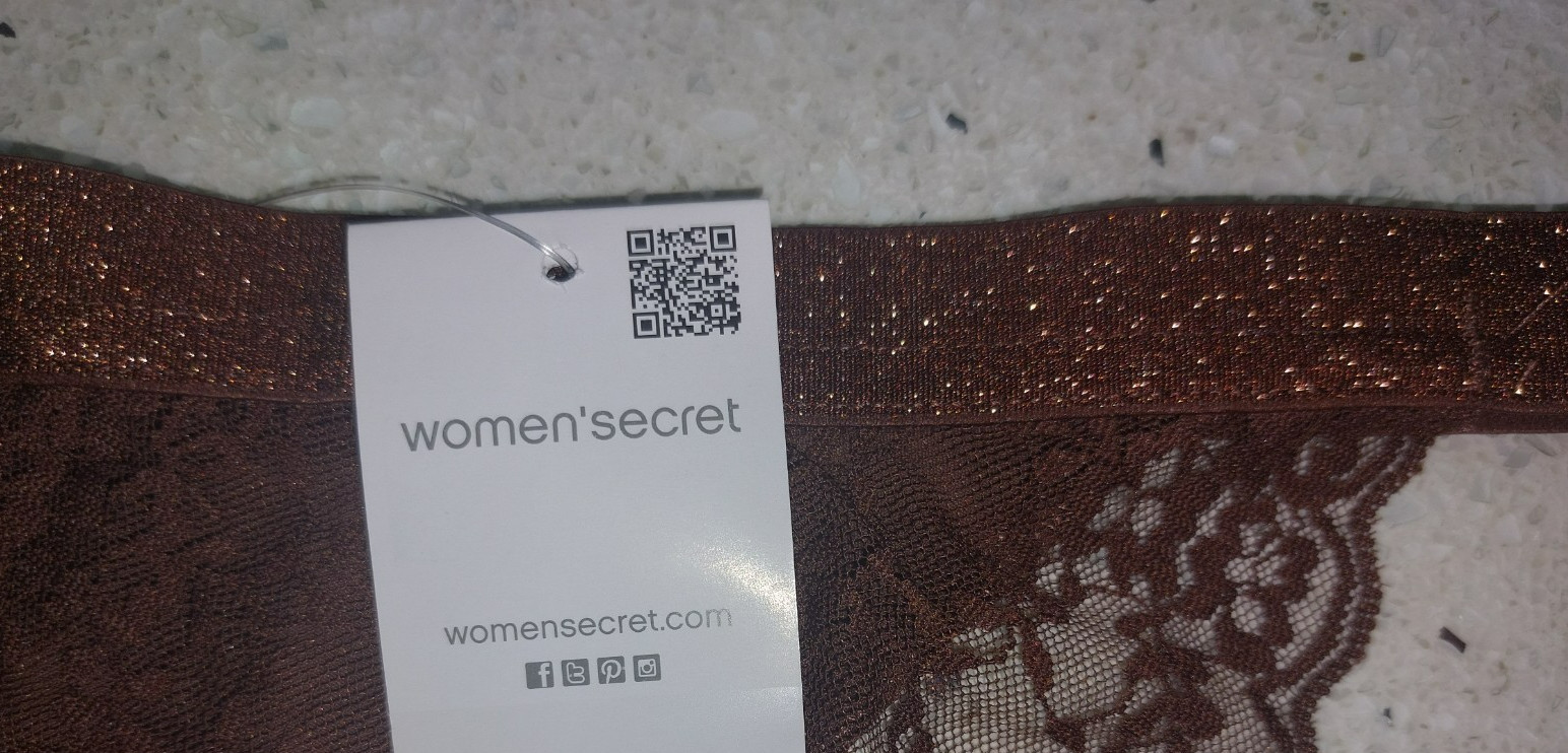 Brand NEW Sparkly Dark Chocolate Brown LACE Cheeky Brazilian Knickers Size L 12