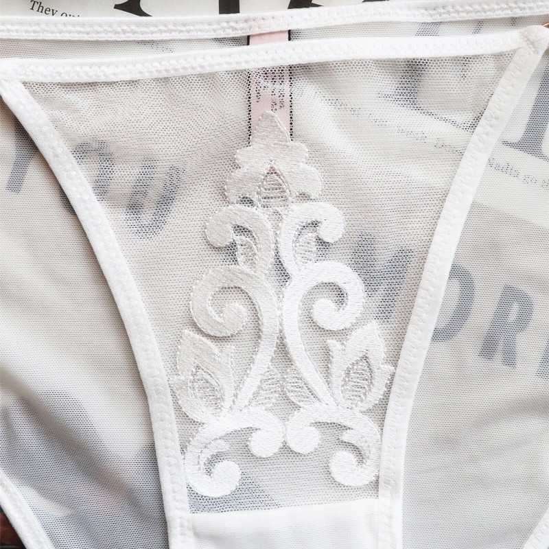 5 Pack Lot Sexy Womens See Through Sheer Panties Briefs Bikinis Sissy Lingeries