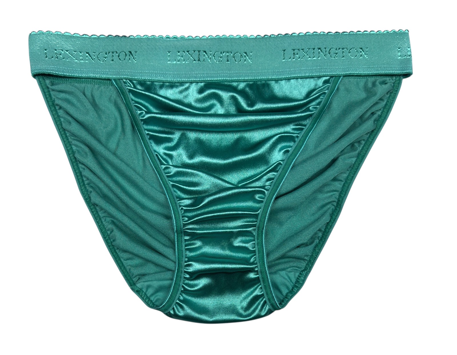 Rio Satin Panty Wide Waistband Teal M