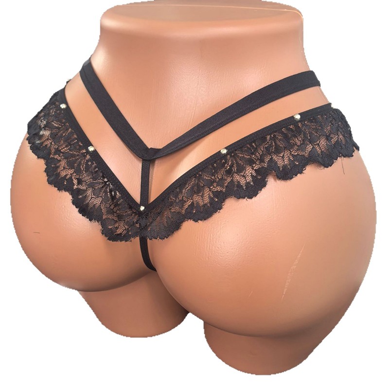 6 Pack Lot Sexy Womens Lace See Through Panties Thongs G string Underwear Briefs