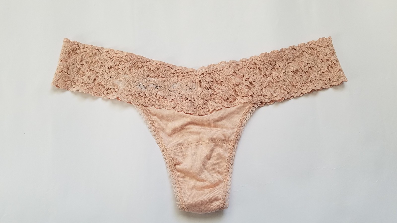 Hanky Panky DreamEase Low Rise Thong, Chai, One Size