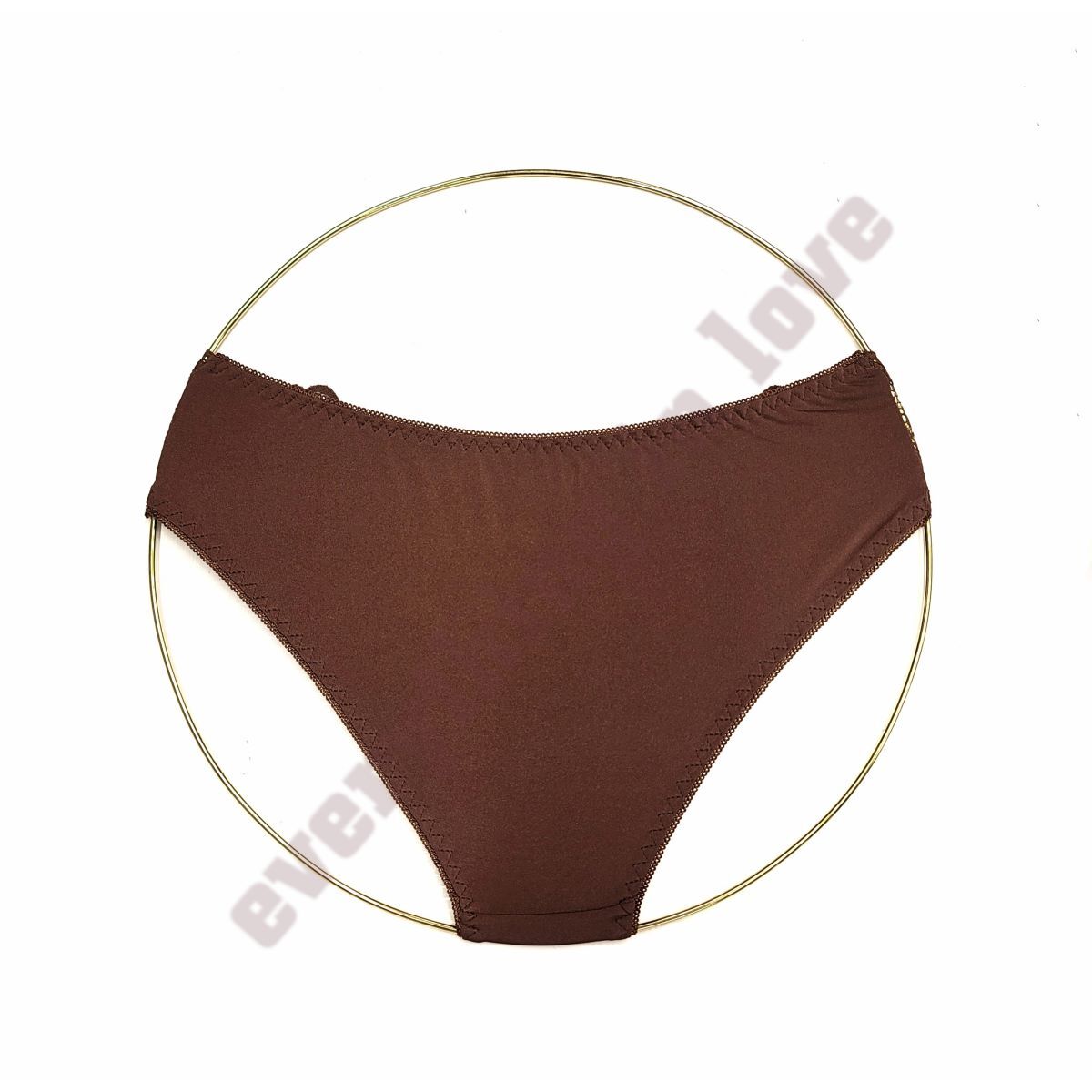 Women Front Overlap Lace Stretch Satin Back Sexy Cute Bikini panties Underwears