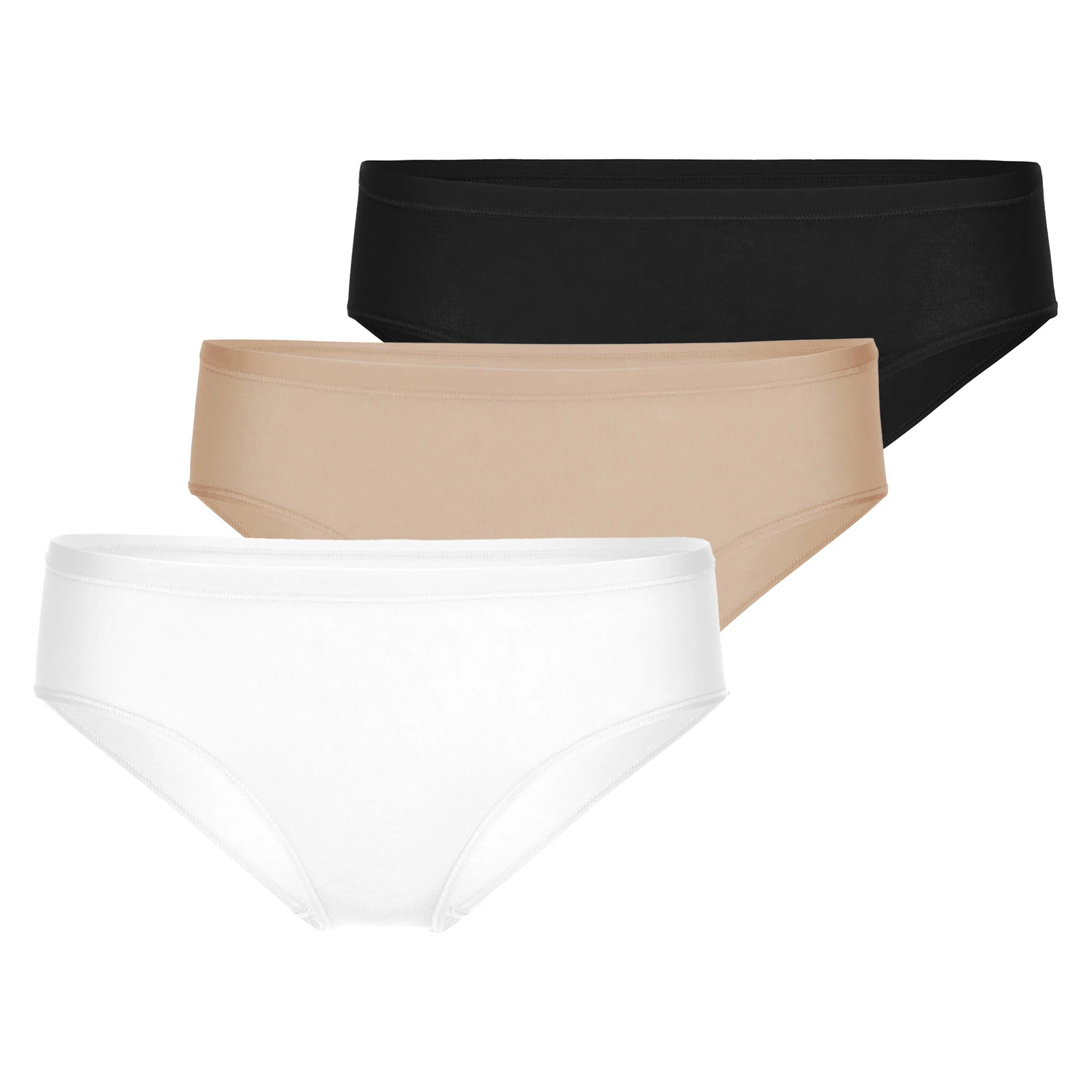 CALIDA Women’s Brief 3 Pack – Natural Comfort, Regular Cut, Solid Color