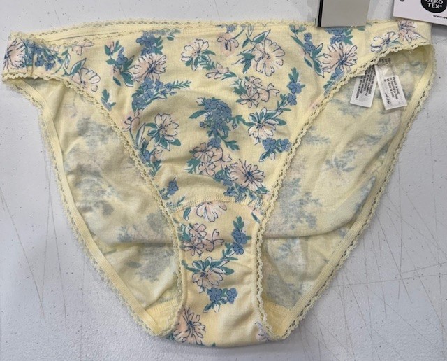 Charter Club Womens Pretty Cotton Bikini 1 Floating Fauna Large
