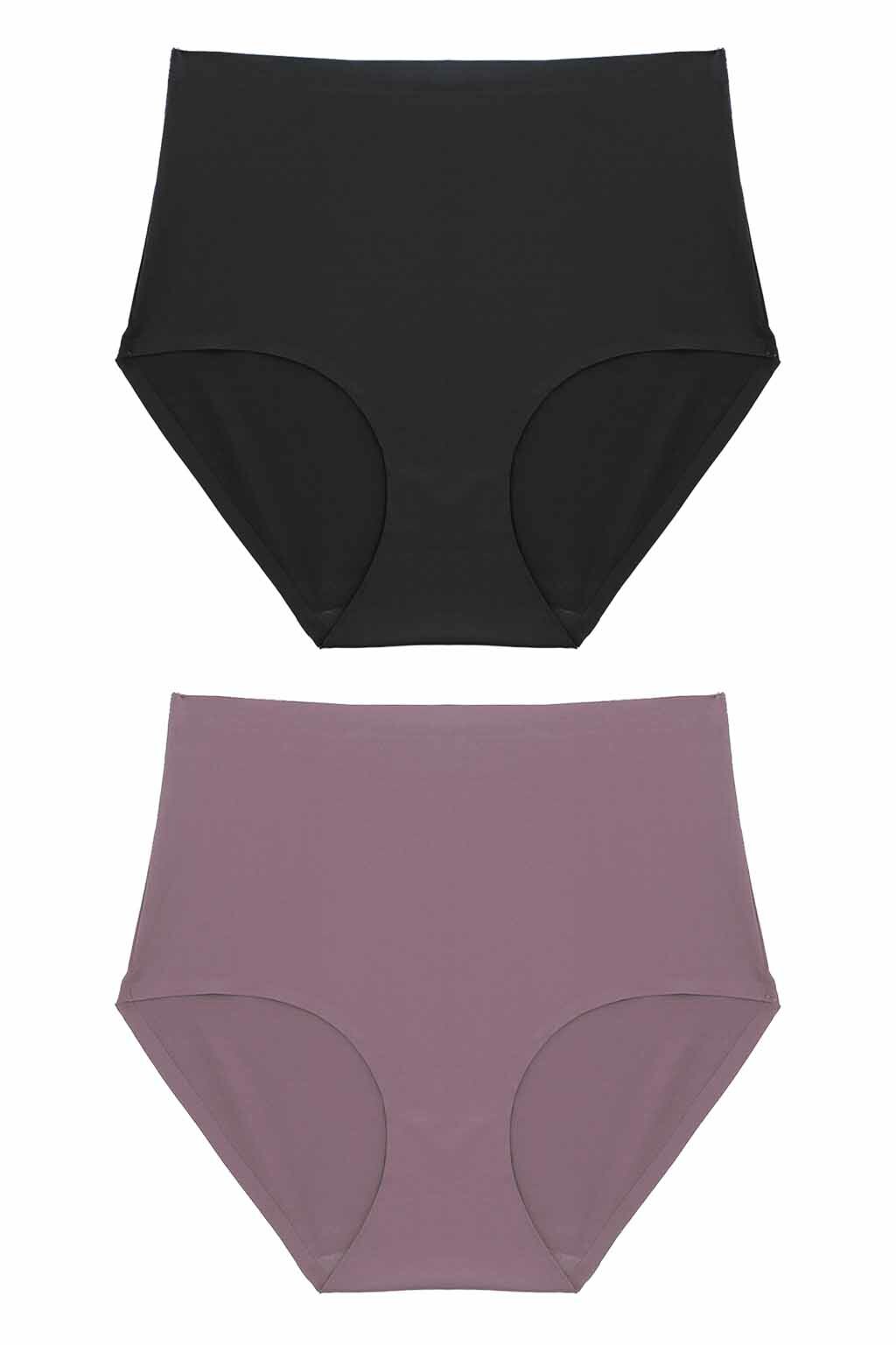 Lot 6 Laser Cut Seamless Panty Brief Full Cover Mixed Color Size S M L XL 2X 3X