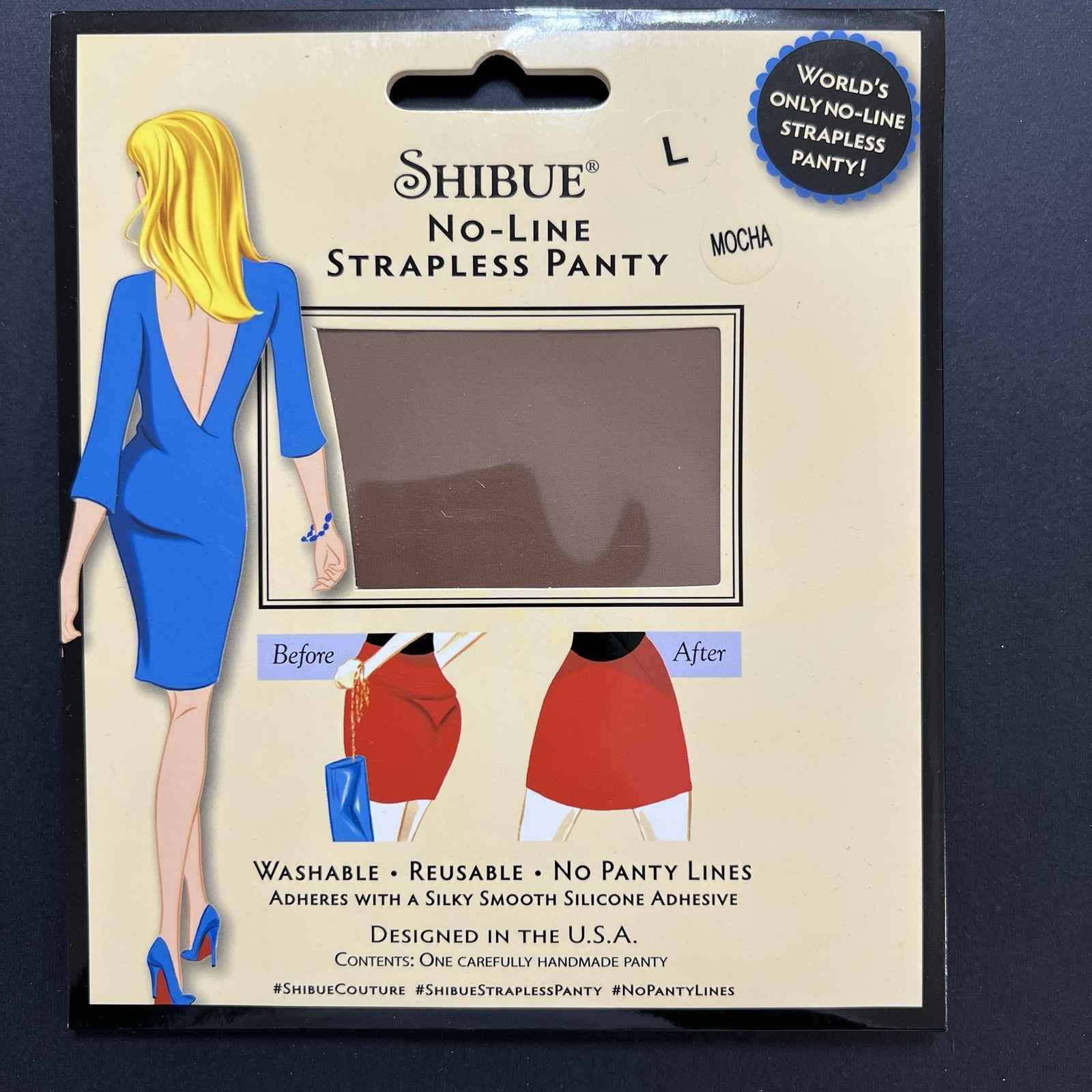 Shibue No Line Strapless Panty Made in USA