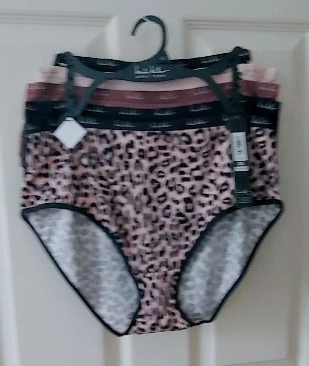 NICOLE MILLER Size XL Super Soft Briefs Full Coverage 5 PK NM6237