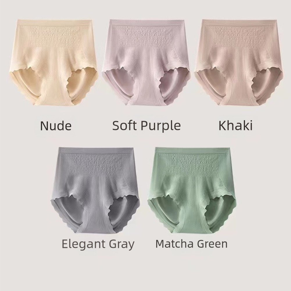 Breathable high waist underwear for women with elastic and abdomen control