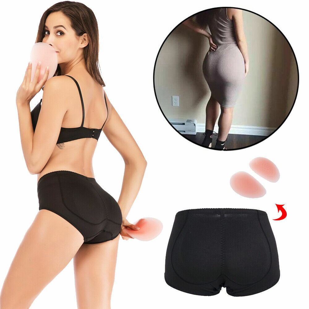 US Women Tummy Control Hip Enhancer Panty Silicone Pads Butt Lifter Shaper 2X 3X