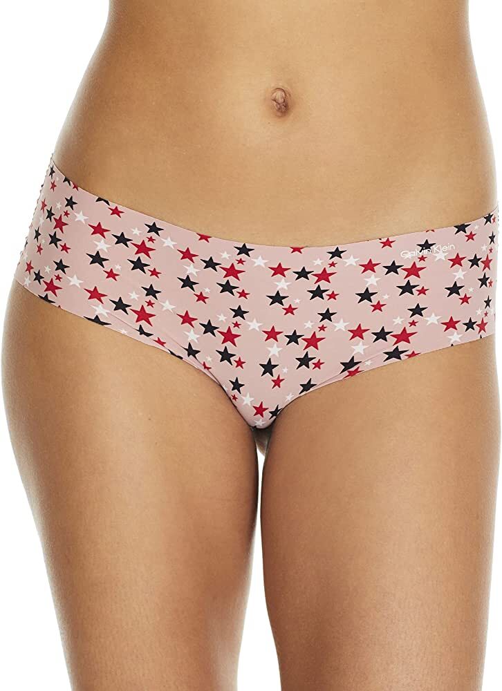 Calvin Klein Women’s Invisibles Hipster Panty star iris & blue new lot of 3 xl