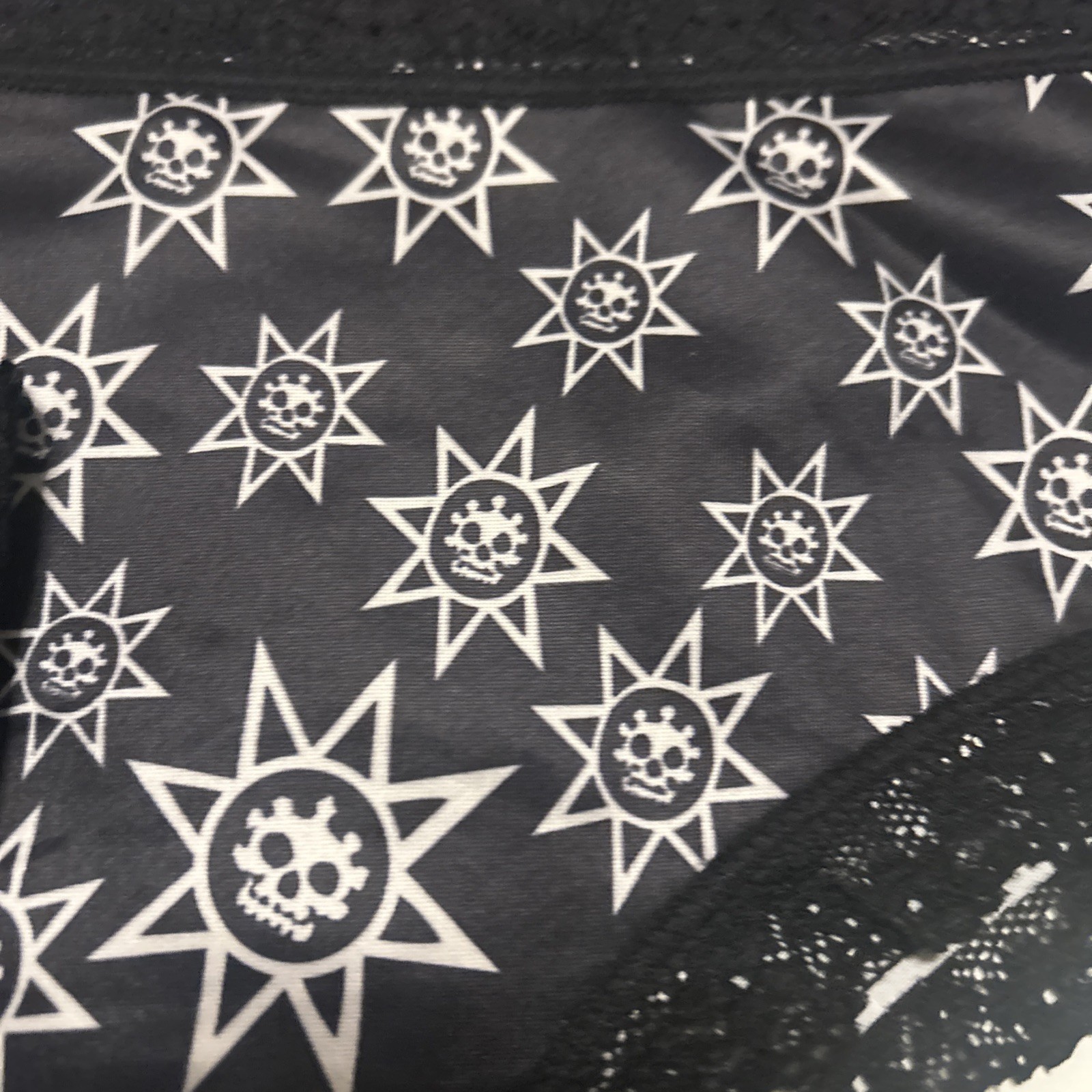 Morvia 3pk lace trim goth Emo panties XL skulls stars Planets & Skulls Lingerie
