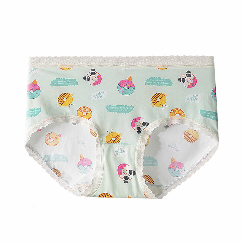Men’s Boxer Briefs Couple Underwear Antibacterial Fashion Printed Lace Cute