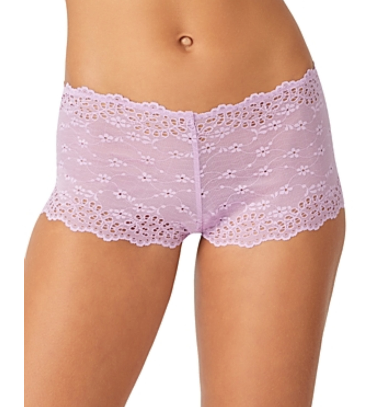 B.tempt’d by Wacoal Inspired Eyelet Boyshorts Purple Size S