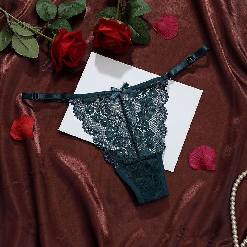 6 Pack Lot Sexy Ladies Womens See Through Lace Panties Thongs Underwear Lingerie