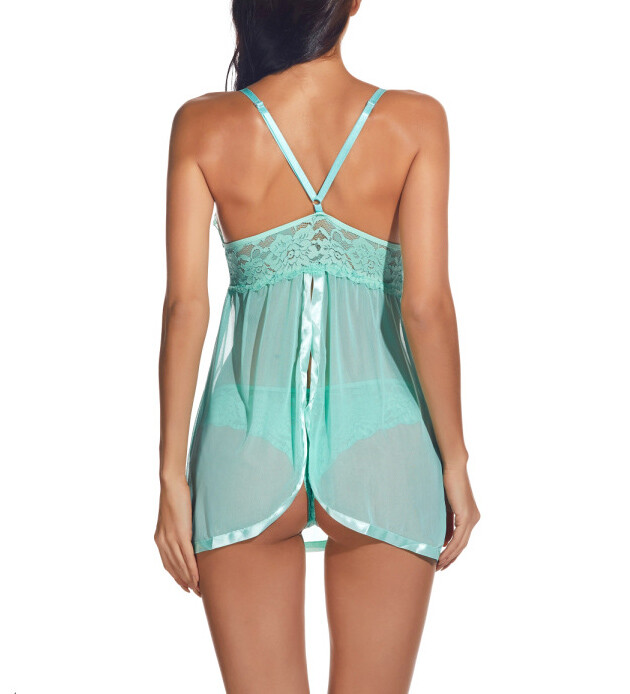 Women’s Sexy Lingerie Sleepwear Babydoll Underwear Lace Dress G-String Nightwear