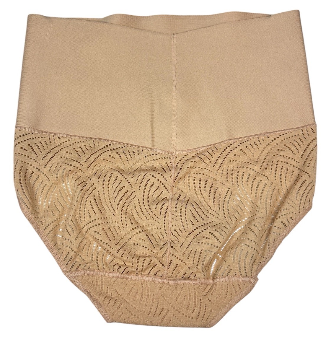 MAIDENFORM Women Size L Shapewear Brief Tame Your Tummy FIRM Control Panty Beige