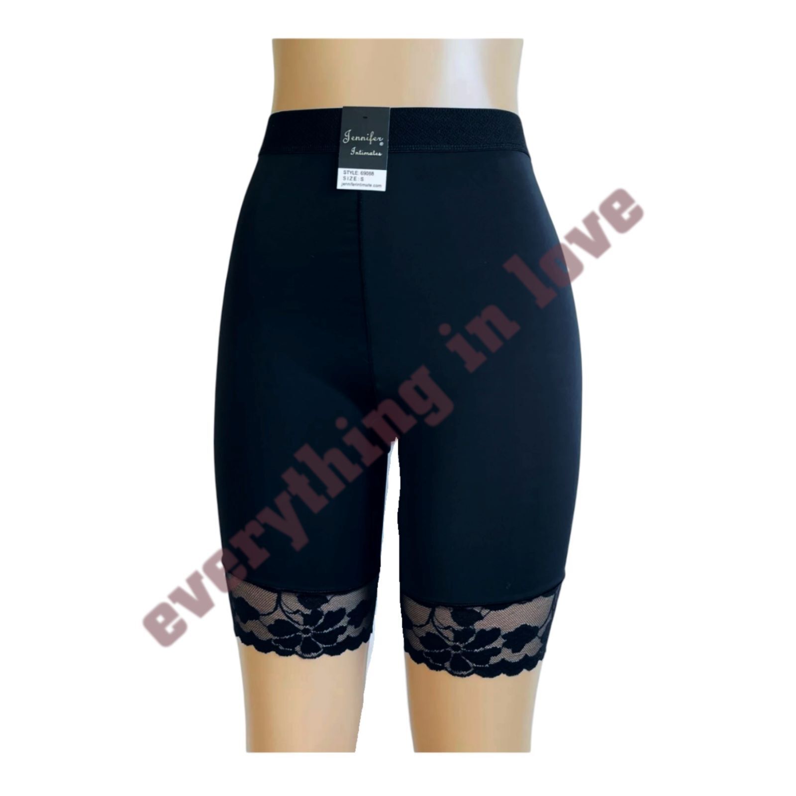 Women Microfiber Under Dress Lace Tummy Control Lift Butt Slimming Girdle Shorts