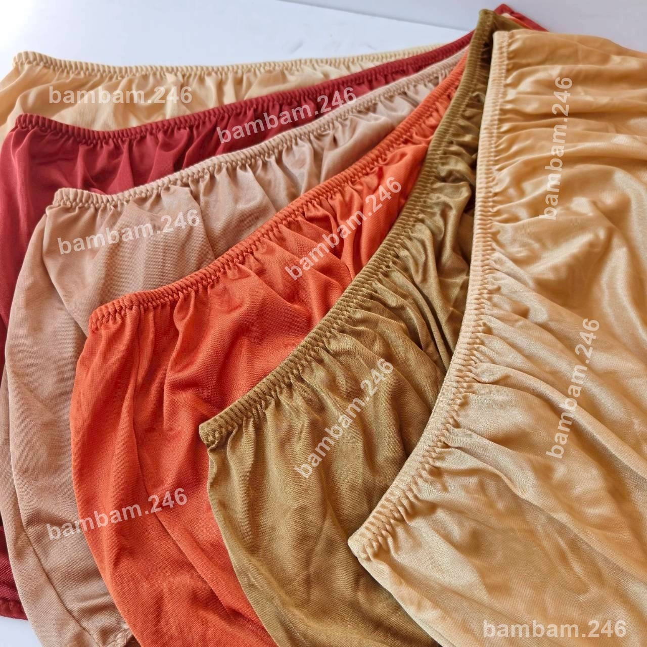 x6 Women’s Men’s Underwear Plus Size 6XL Panties Briefs Full Cut Shiny Nylon Lin