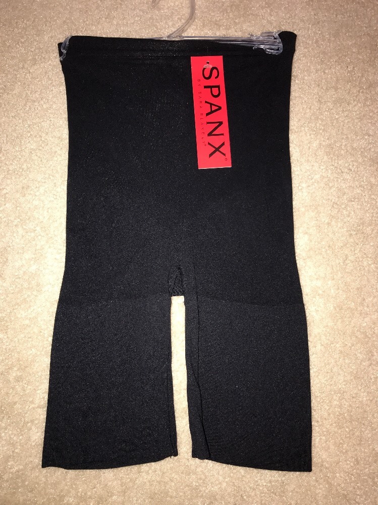 NWT SPANX UNDIE-TECTABLE 907A HIGH WAIST MID-THIGH CONTROL BRIEF BLACK XL