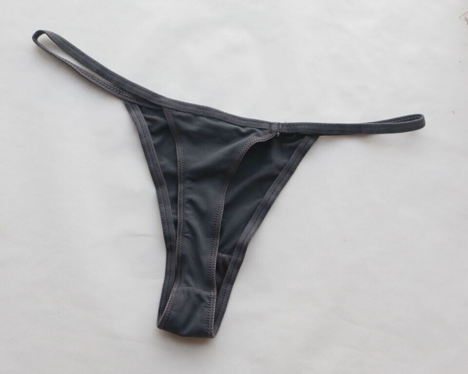 3PCS Women Sexy Thongs Solid Smooth T-Back underwear Hipster G-string Panties M