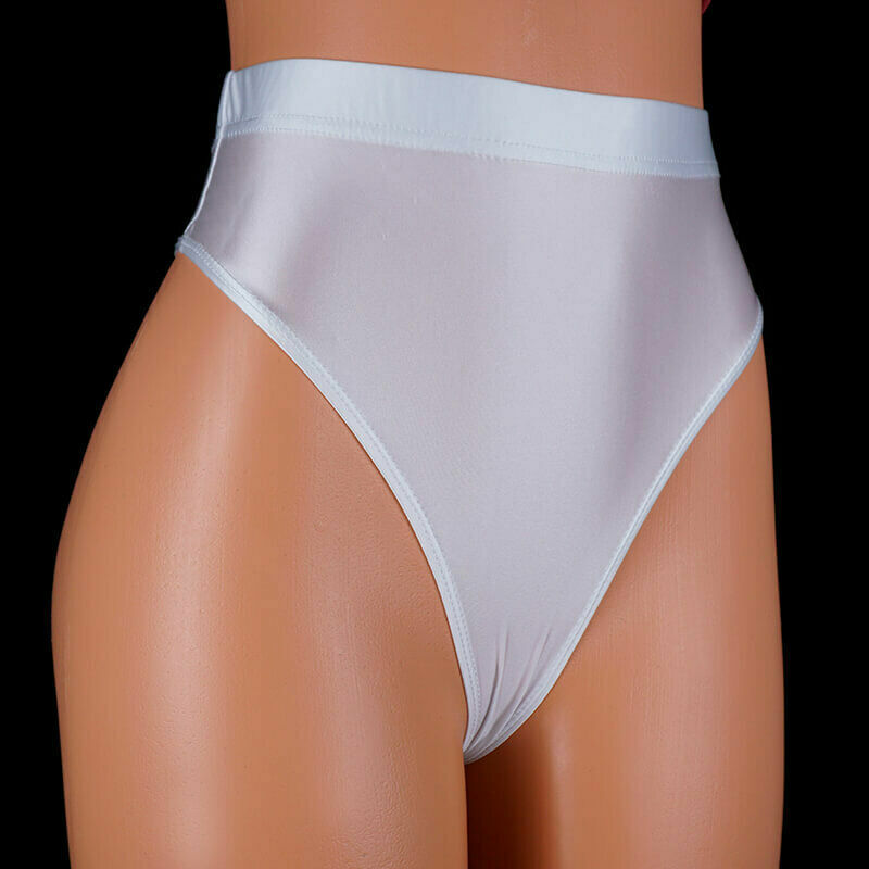 Women Silky Shiny Stretch G-string Lingerie Thong Panties Briefs Underwear M-XXL