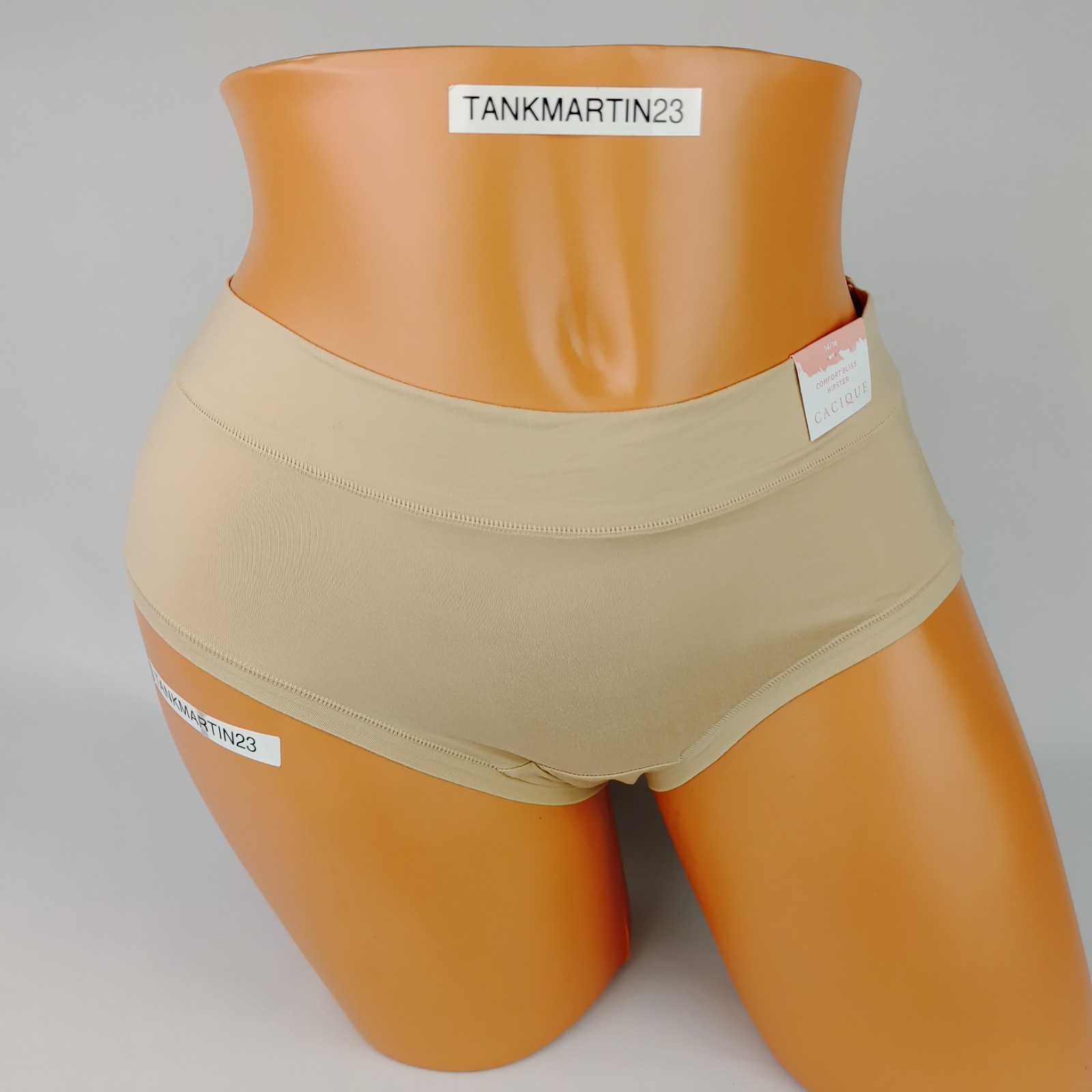 LANE BRYANT CACIQUE COMFORT BLISS HIPSTER 18/20 PLUS PANTY SOLID NUDE CAFE