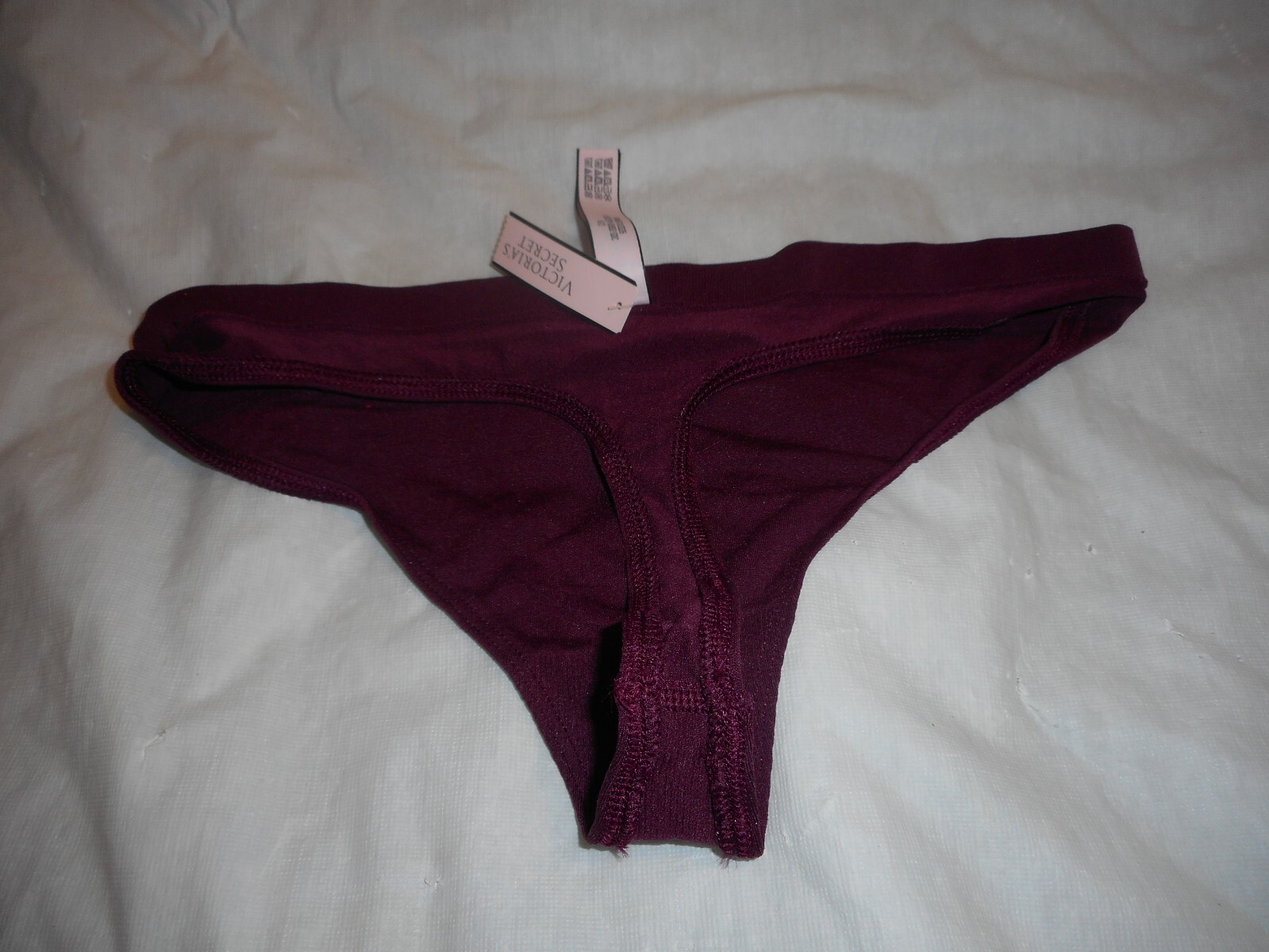 Victoria’s Secret Burgandy Thong String Panty MEDIUM