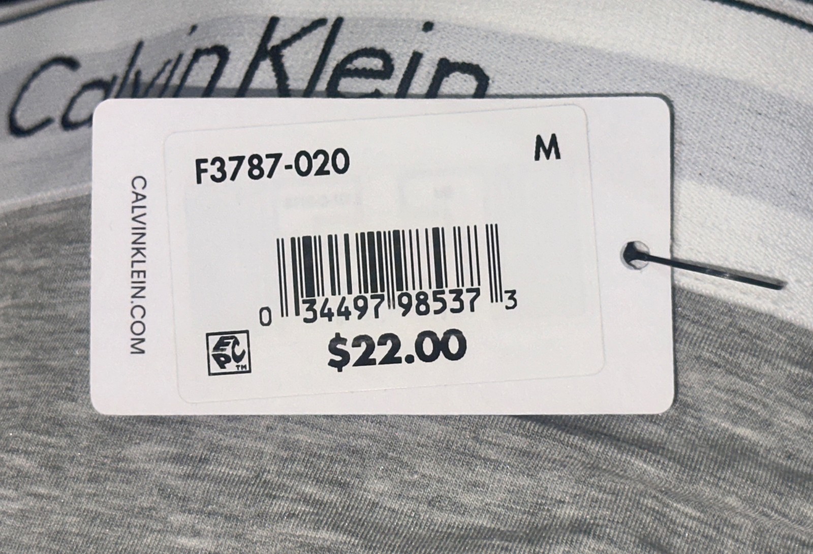CALVIN KLEIN Modern Cotton Grey White Black Bikini Panty Womens S 5 M 6 L 7 XL 8