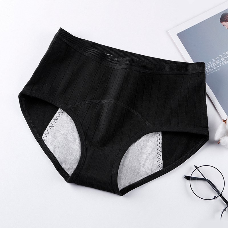 Sanitary Underwear Waist Mid-High Antibacterial Physiological Leak-Proof Women’s