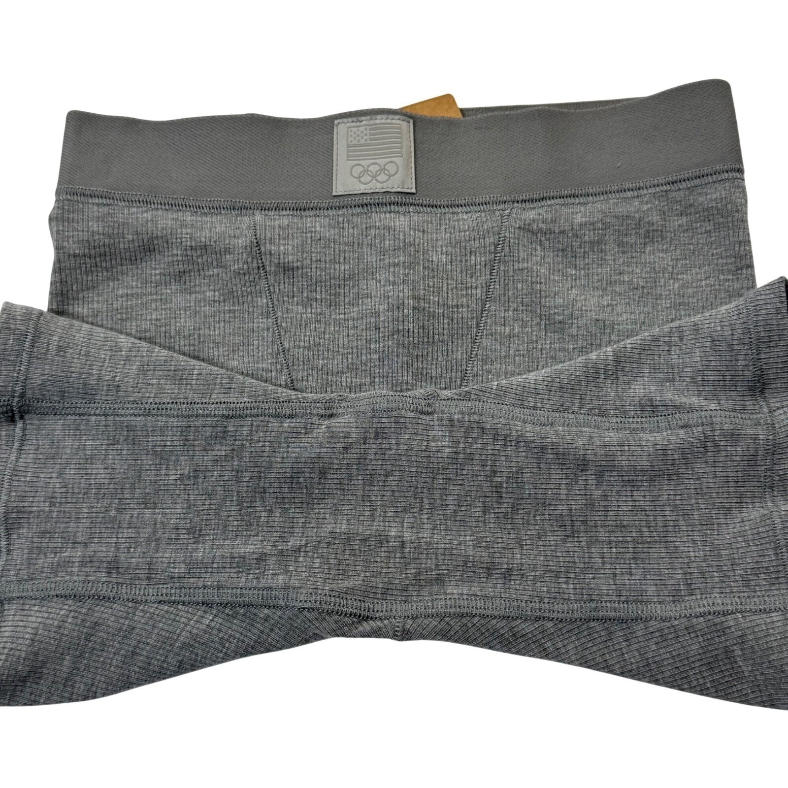 SKIMS Soft Lounge Boxer Short Team USA Heather Gray XXS