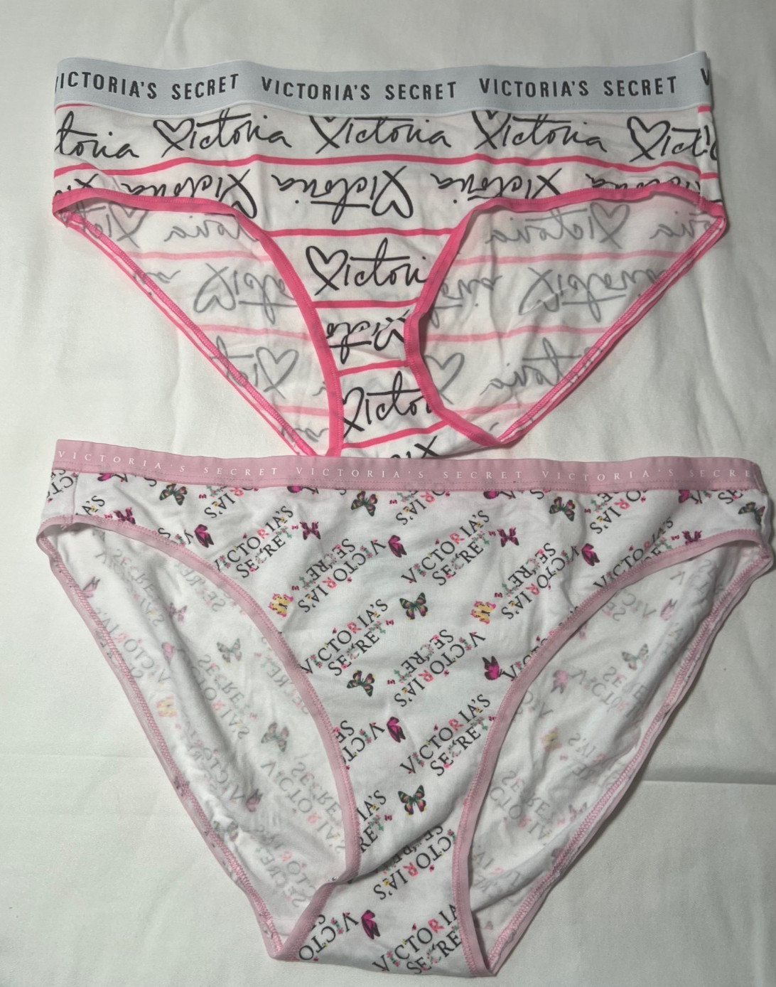7 Pair of Victoria’s Secret Cotton Panties Large X Large NWOT