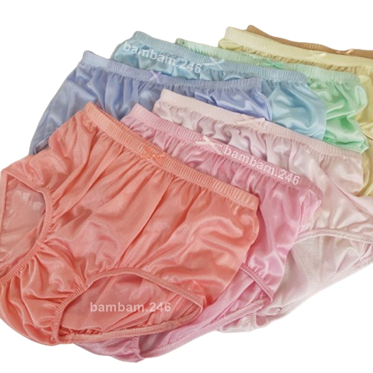 6 Pack Lingerie Silky Soft Nylon Underwear Hips 44″-54″ Transparent Breathable P