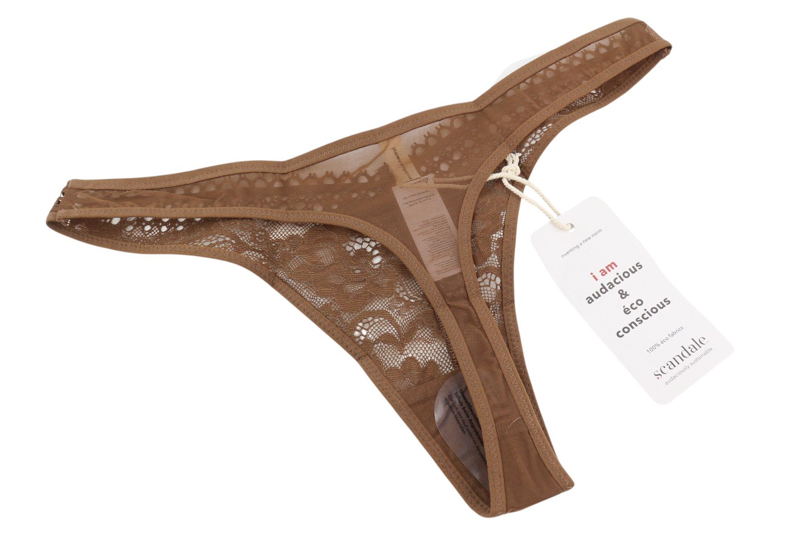 SCANDALE Le String Sensual-Nude B18 Women’s Slip S Sheer Lace 2-Pack