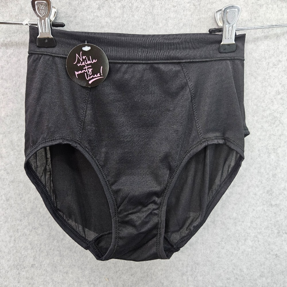 Bali Smoothing Ultra Light Brief Panties 2 Pairs Size S Style DFMEB3 Black