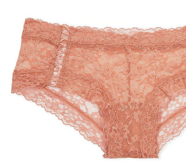XS S M L XL XXL Rose Blush FLORAL LACEUP THE LACIE Victorias Secret CHEEKY Panty