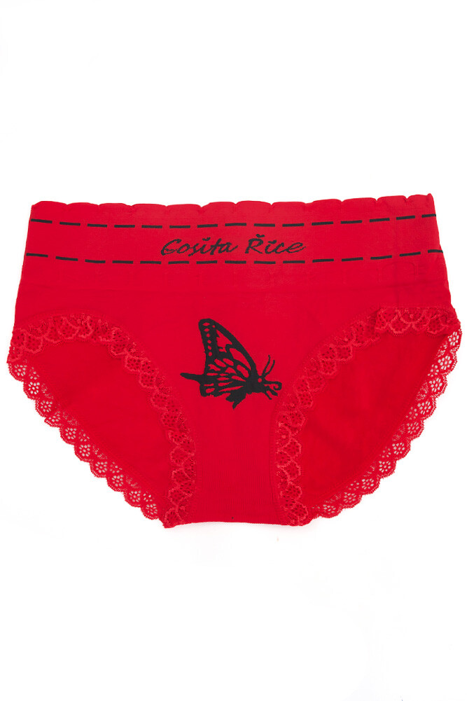 12 pack ScarvesMe Women’s Sexy Color Butterfly Print Soft Seamless Panty