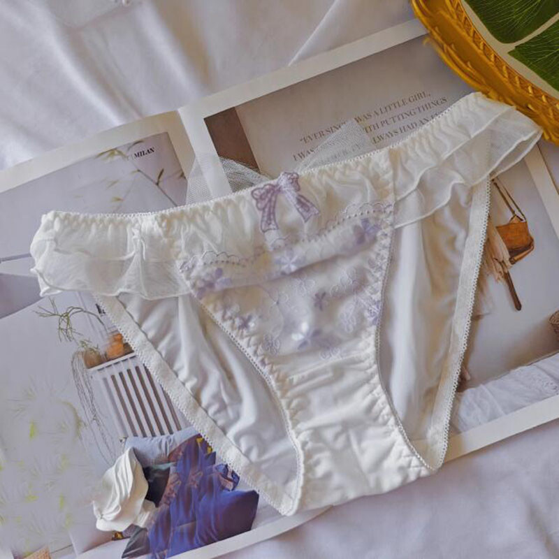 Japanese Lolita Girls Bow Panties Brief Underwear Princess School Cute Underpant