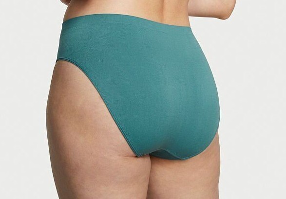 XL Sage SEAMLESS NOSHOW FULLCOVER Victorias Secret High Leg Waist Brief Panty