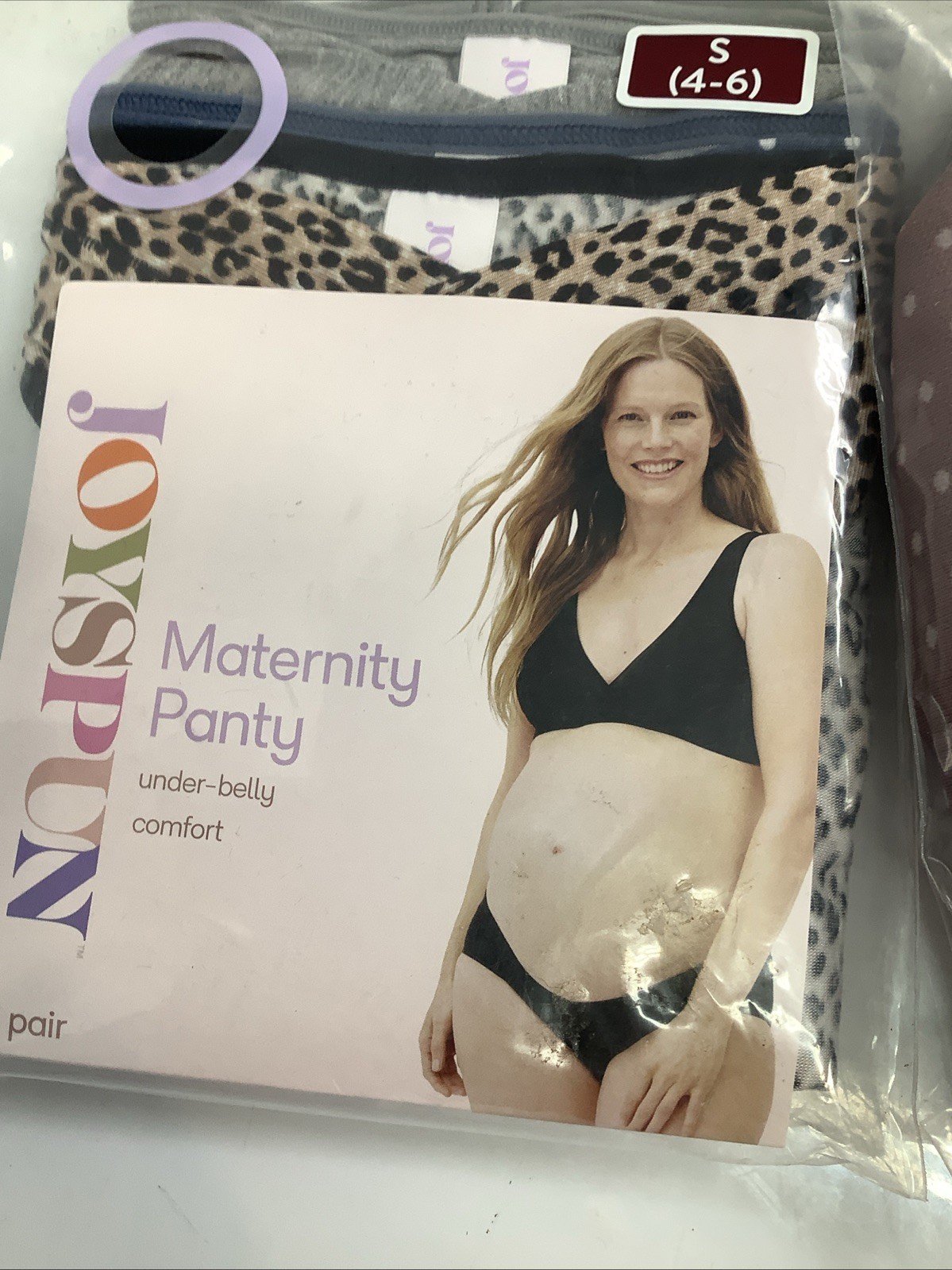 2~packs Of 3 Maternity Panties Underbelly And Overbelly Size Sm~m (4~6) Nwt Read