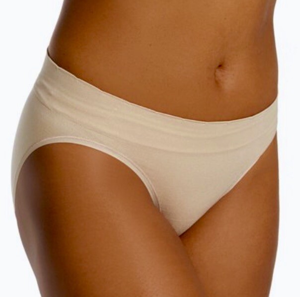 VANITY FAIR No Pinch No Show Seamless Damask Nude Bikini Panty Womens S M L XL