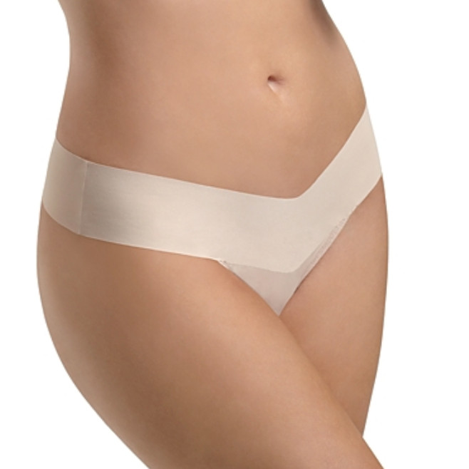 Hanky Panky Women’s Breathe Soft Natural Rise Thong – Taupe Nude Size M 4068