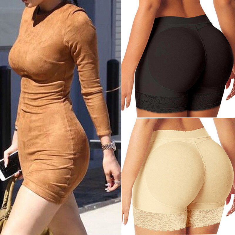 Women Buttock Padded Bum Pants Hip Enhancer Shaper Butt Lift Boyshorts Underwear